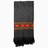 TIBET SHAWL, Тёплая тибетская шаль С ЯРКОЙ ПОЛОСОЙ (разные цвета), 1 шт.