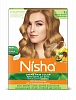 HONEY BLONDE 7.3 Nisha Creme Hair Color (МЕДОВЫЙ БЛОНД 7.3 крем-краска для волос, Ниша), 20 г + 20 мл + 6 мл.