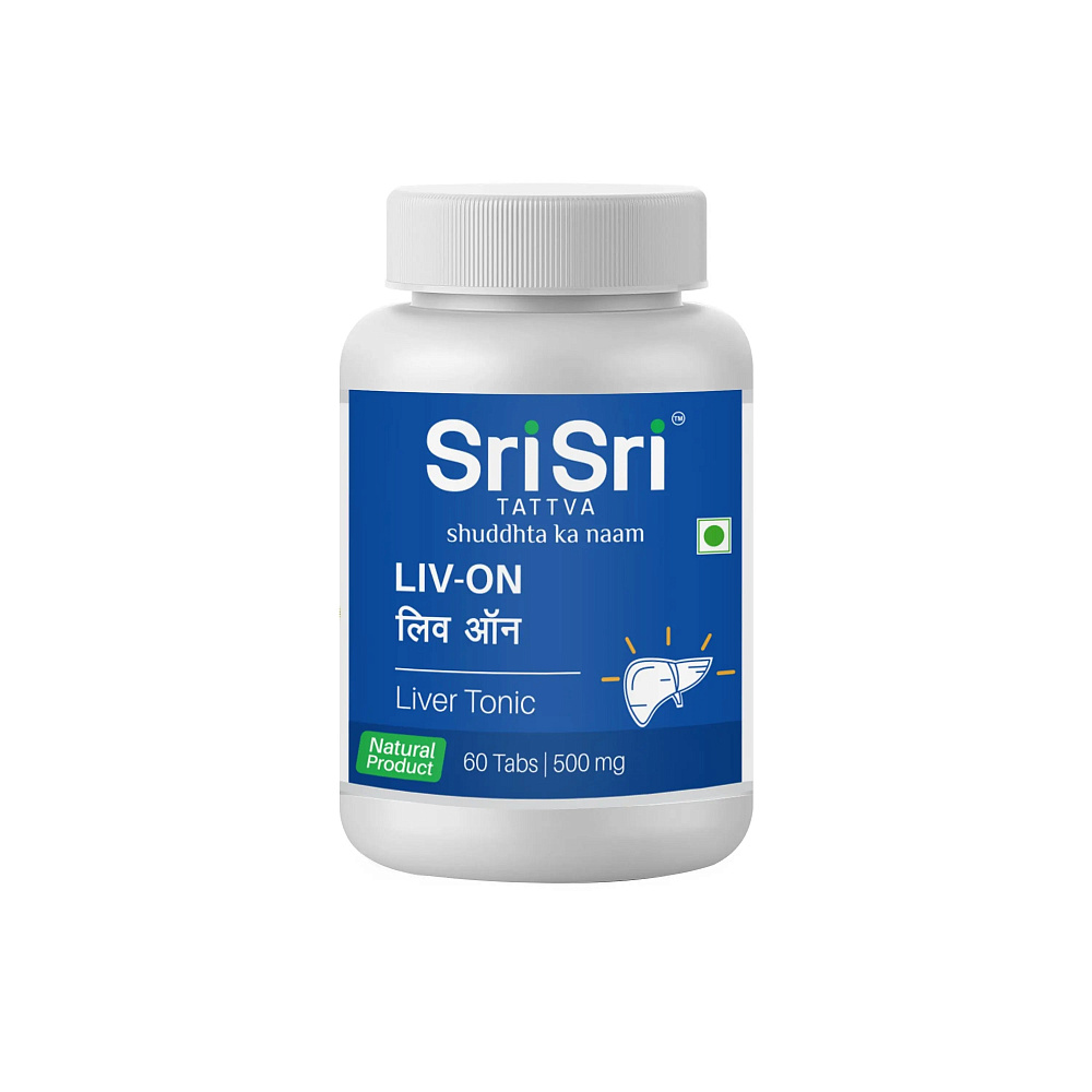 LIV-ON tablets Sri Sri Tattva (ЛИВ-ОН таблетки, тоник для печени, Шри Шри  Таттва), 60