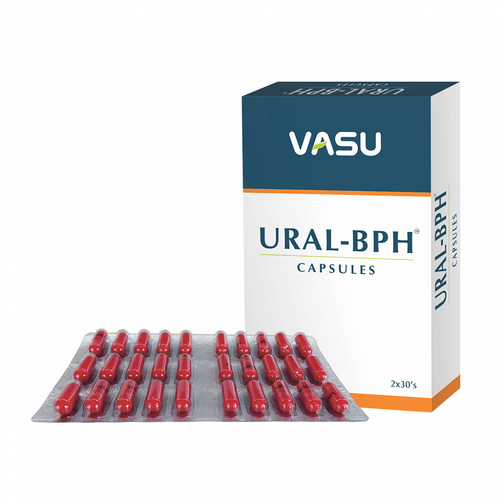 URAL-BPH Capsules, Vasu (УРАЛ-БПХ, от простатита, гиперплазии  предстательной железы, Васу), 60 капс.