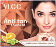 ANTI TAN FACIAL KIT Tan Removal and Supple Skin, VLCC (ПРОТИВ ЗАГАРА набор - Уменьшение загара и упругость кожи, подвергшейся воздействию солнца), 60 г. (6x10 г.)