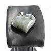 Сердечко из камня ЛАБРАДОР HR-01 - мистический камень желаний, дарует удачу и везение (2,5 на 2 см.), 1 шт.