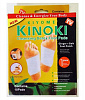 Kiyome KINOKI Cleansing Detox Foot Pads (Детоксикационный пластырь для стоп) КОРИЧНЕВАЯ КОРОБКА, 1 уп. (10 штук)