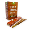 GOAA Premium SUPER SANDAL, Natural Incense Sticks (Благовония СУПЕР САНДАЛ, Гоаа Премиум), 15 г.
