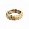 Кольцо из камня ПЕСОЧНАЯ ЯШМА SEW907-A7-17 - символизирует изобилие, привлекает деньги (размер 17 мм.), 1 шт.
