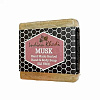 MUSK Hand Made Herbal Hand & Body Soap, SLS Free, Indian Khadi (МУСК травяное мыло ручной работы, Индиан Кхади), 100 г.