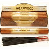 Tulasi AGARWOOD Exotic Incense Sticks, Sarathi (Туласи благовония АГАРОВОЕ ДЕРЕВО, Саратхи), уп. 20 палочек.