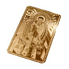 Янтра БУДДА DDY-83 (металл под золото, размер 5 см х 8 см.), 1 шт.