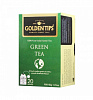 GREEN TEA, Golden Tips (ЗЕЛЕНЫЙ ЧАЙ, коробка 20 саше, Голден Типс), 40 г.