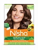 CHOCOLATE BROWN 3.5 Nisha Creme Hair Color (ШОКОЛАДНО-КАШТАНОВЫЙ 3.5 крем-краска для волос, Ниша), 20 г + 20 мл + 6 мл.