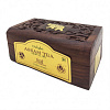 ASSAM Black Tea, Bharat Bazaar (Подарочный набор чая АССАМ Черный в деревянной коробке, Бхарат Базар), 50 г.